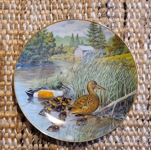 "The Northern Shoveler" collector plate by Bart Jerner